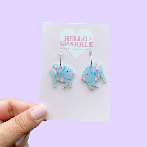 Rainbow Fish Dangles