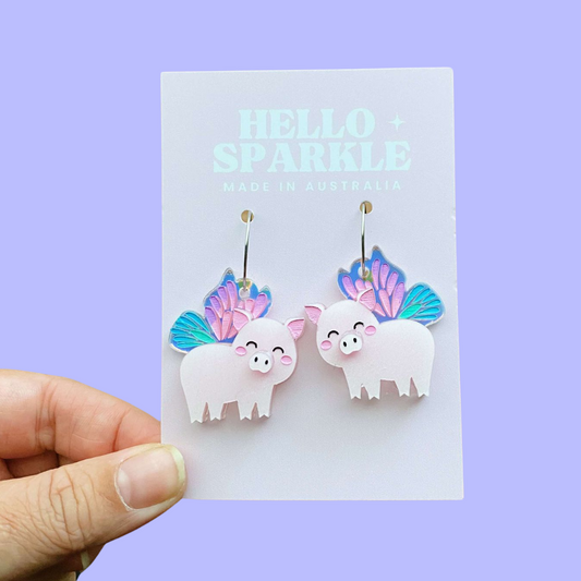 Flying Pig Dangles
